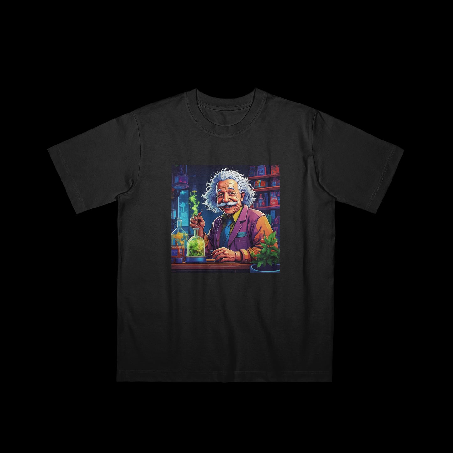 Albert Einstein Weed Scientist